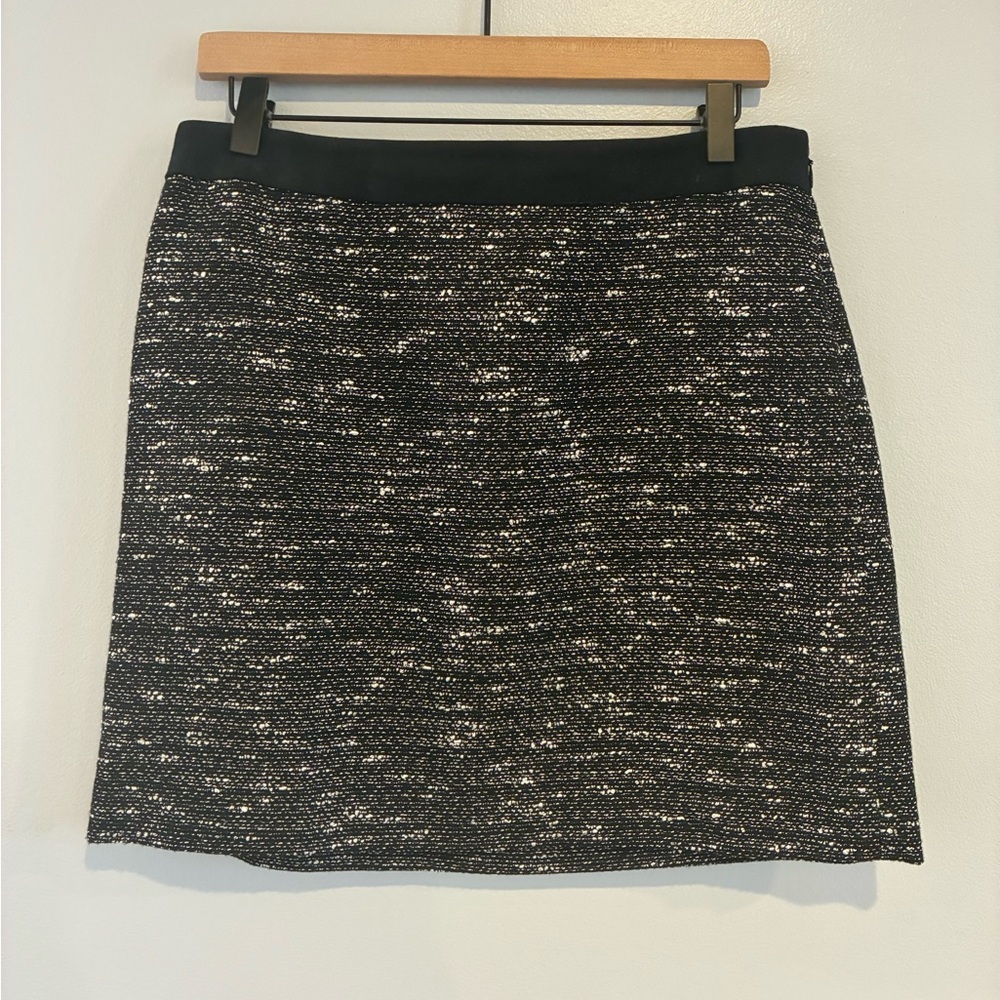 Banana Republic Black and White Mini Skirt